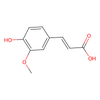 反式-阿魏酸,537-98-4,≥99%,阿拉丁