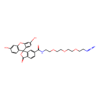 6-FAM-PEG3-叠氮化物，412319-45-0，≥95%，阿拉丁