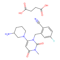 琥珀酸曲拉格列汀，1029877-94-8，10mM in DMSO，阿拉丁