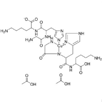蓝铜肽（2:1）醋酸盐，130120-57-9，≥98%，阿拉丁