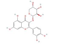 槲皮素 3-O-α-L-阿拉伯吡喃糖苷,22255-13-6,≥95%(HPLC),阿拉丁