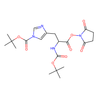 N-Boc-L-组氨酸(1-Boc)琥珀酰亚胺酯,25616-02-8,≥95%,阿拉丁