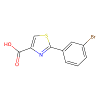 2-(3-溴苯基)-1,3-噻唑-4-羧酸，886369-02-4，≥95%，阿拉丁