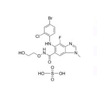 司美替尼硫酸盐,双特异性丝裂原活化蛋白激酶,MEK1/2 抑制剂,943332-08-9,≥99%,阿拉丁