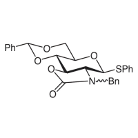 N-苄基-2-氨基-4,6-邻苯亚甲基-2-N,3-邻羰基-2-脱氧-1-硫代-β-D-吡喃葡萄糖苷苯酯，910805-49-1，≥97%，阿拉丁