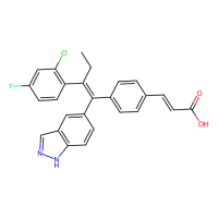 Brilanestrant (GDC-0810)，1365888-06-7，10mM in DMSO，阿拉丁