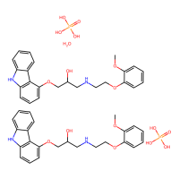 磷酸卡维地洛,610309-89-2,10mM in DMSO,阿拉丁