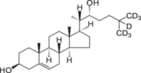 胆固醇-5-烯-3β,22(R)-二醇-d7，1246302-93-1，≥99%，阿拉丁