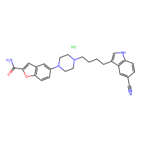 维拉佐酮 盐酸盐，163521-08-2，10mM in DMSO，阿拉丁