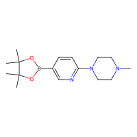 2-(4-甲基哌嗪子基)吡啶-5-硼酸频哪醇酯，918524-63-7，≥97%，阿拉丁