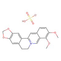 Berberine Sulfate(Hydrate)，633-66-9，10mM in DMSO，阿拉丁