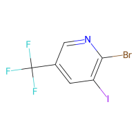 2-溴-3-碘-5-(三氟甲基)吡啶，1214323-90-6，≥95%，阿拉丁