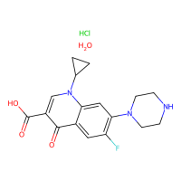 环丙沙星盐酸盐一水合物；≥98%；86393-32-0；阿拉丁
