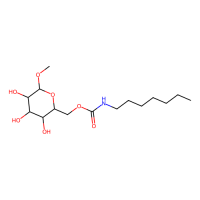 6-O-(N-庚甲酰)-甲基-α-D-葡萄糖苷,115457-83-5,≥98%,阿拉丁