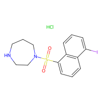 1-(5-碘萘-1-磺酰基)-1H-六氢-1,4-二氮杂卓,盐酸盐，110448-33-4，10mM in DMSO，阿拉丁