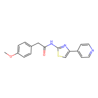 2-(4-methoxyphenyl)-N-(4-(pyridin-4-yl)thiazol-2-yl)acetamide,692869-38-8,≥98%,阿拉丁