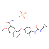 乐伐替尼甲磺酸盐，857890-39-2，≥99%，阿拉丁