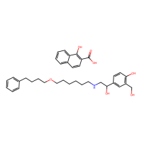 沙美特罗西那福酯，94749-08-3，10mM in DMSO，阿拉丁