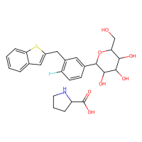 伊格列净L-脯氨酸盐,951382-34-6,10mM in DMSO,阿拉丁