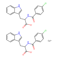 4-氯苯甲酰-L-色氨酸钙盐，56116-62-2，≥98%，阿拉丁