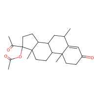 醋酸甲羟孕酮，71-58-9，10mM in DMSO，阿拉丁