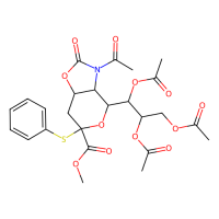 5-乙酰氨基-7,8,9-三-O-乙酰基-5-N,4-O-羰基-3,5-二脱氧-2-S-苯基-2-硫代-β-D-甘油-D-半乳-2-吡喃神经氨酸甲酯，934591-76-1，≥96%(HPLC)，阿拉丁