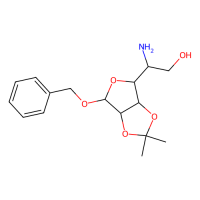 苄基5-氨基-5-脱氧-2,3-O-异丙基-α-D-甘露呋喃糖苷，91364-19-1，≥97%，阿拉丁