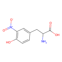 3-硝基-L-酪氨酸，621-44-3，2mM in DMSO，阿拉丁