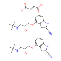 Cyanopindolol hemifumarate,5-HT1A和5-HT1拮抗剂，69906-86-1，≥98%(HPLC)，阿拉丁