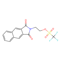 1,1,1-三氟甲磺酸 2-(1,3-二氢-1,3-二氧代-2H-苯并[f]异吲哚-2-基)乙酯，128651-50-3，≥90%，阿拉丁