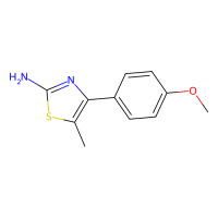 4-(4-甲氧基-苯基)-5-甲基-噻唑-2-基胺,105512-88-7,10mM in DMSO,阿拉丁