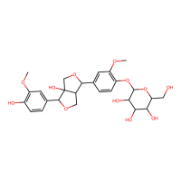 8-羟基松脂醇-4'-O-β-D-吡喃葡萄糖苷，102582-69-4，≥95%(LC/MS-ELSD)，阿拉丁