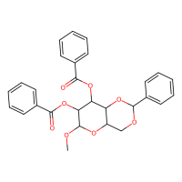 甲基-2,3-二-O-苯甲酰基-4,6-O-苯亚甲基-α-D-吡喃葡萄糖苷，6748-91-0，≥98%(HPLC)，阿拉丁