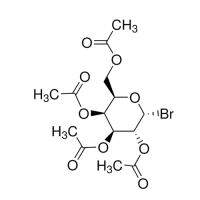 四乙酰基-α-D-溴代半乳糖,3068-32-4,≥93%, 含2% CaCO3稳定剂,阿拉丁