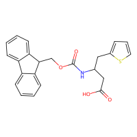 Fmoc-(2-噻吩基)-D-β-高丙氨酸,269726-90-1,≥97%,阿拉丁