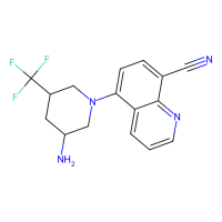 5-[(3R,5S)-3-amino-5-(trifluoromethyl)piperidin-1-yl]quinoline-8-carbonitrile，2101938-42-3，Moligand™，阿拉丁