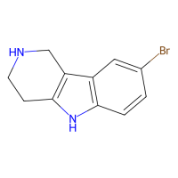 8-溴-2,3,4,5-四氢-1H-吡啶并[4,3-b]吲哚，497261-38-8，≥98%，阿拉丁
