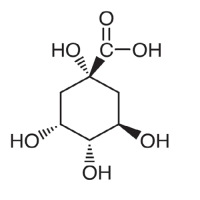 D-(-)-奎尼酸，77-95-2，分析标准品, ≥98%，阿拉丁