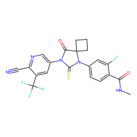 Apalutamide (ARN-509)，956104-40-8，Moligand™, 10mM in DMSO，阿拉丁