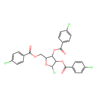 alpha-D-氯化呋喃核糖三(4-氯苯甲酸)酯，125598-74-5，≥97%，阿拉丁