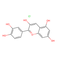 氯化矢车菊素，528-58-5，分析标准品, ≥98%(HPLC)，阿拉丁