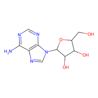 腺嘌呤核苷，58-61-7，Moligand™, 10mM in DMSO，阿拉丁