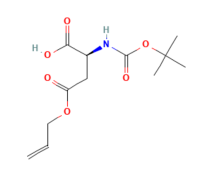 BOC-L-天冬氨酸 4-烯丙酯,132286-77-2,≥98%,阿拉丁