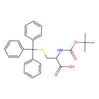 N-叔丁氧羰基-S-三苯甲基-L-半胱氨酸，21947-98-8，≥99%，阿拉丁