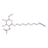 β-GlcNAc-PEG3-叠氮化物,86520-54-9,≥95%,阿拉丁