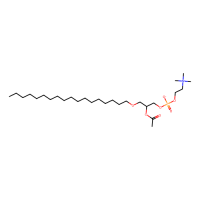 1-O-十八烷基-2-乙酰基-sn-甘油-3-磷酸胆碱，74389-69-8，≥99%，阿拉丁