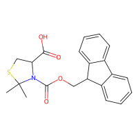 (R)-3-[(9H-芴-9-基甲氧基)羰基]-2,2-二甲基噻唑烷-4-甲酸，873842-06-9，≥98%，阿拉丁