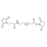 O-[N-(3-马来酰亚胺丙酰基)氨基乙基]-O'-[3-(N-琥珀酰亚胺氧基)-3-氧代丙基]三甘醇，756525-99-2，≥98%，阿拉丁