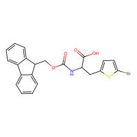 Fmoc-D-α-(5-溴噻吩基)丙氨酸,220497-83-6,≥97%,阿拉丁