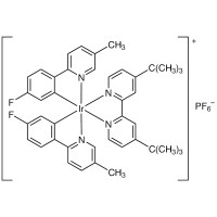 (4,4'-二叔丁基-2,2'-联吡啶-κ2N1,N1')[双[5-氟-2-(5-甲基-2-吡啶基-kN)苯基-κC1]]铱六氟磷酸盐，808142-88-3，≥97%，阿拉丁